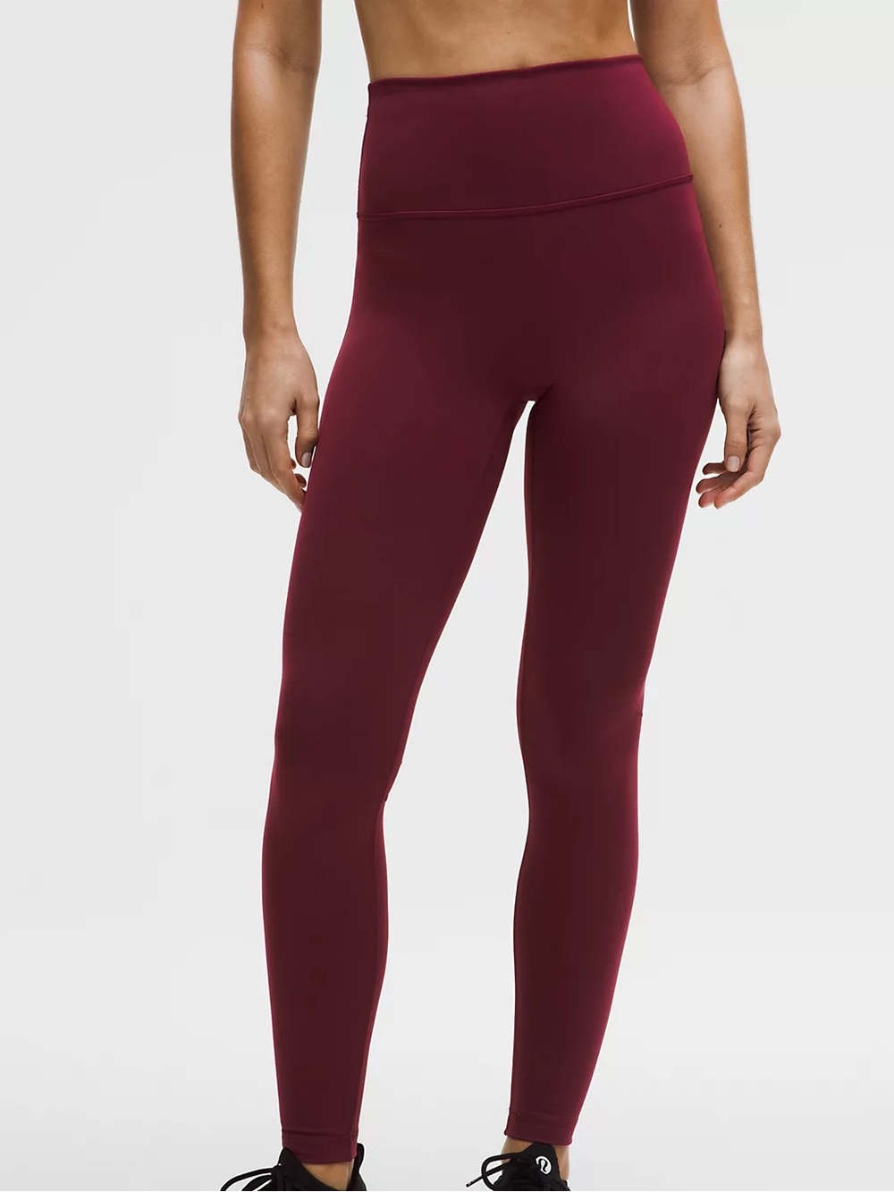 Lululemon Women’s Burgundy Wunder Train Leggings